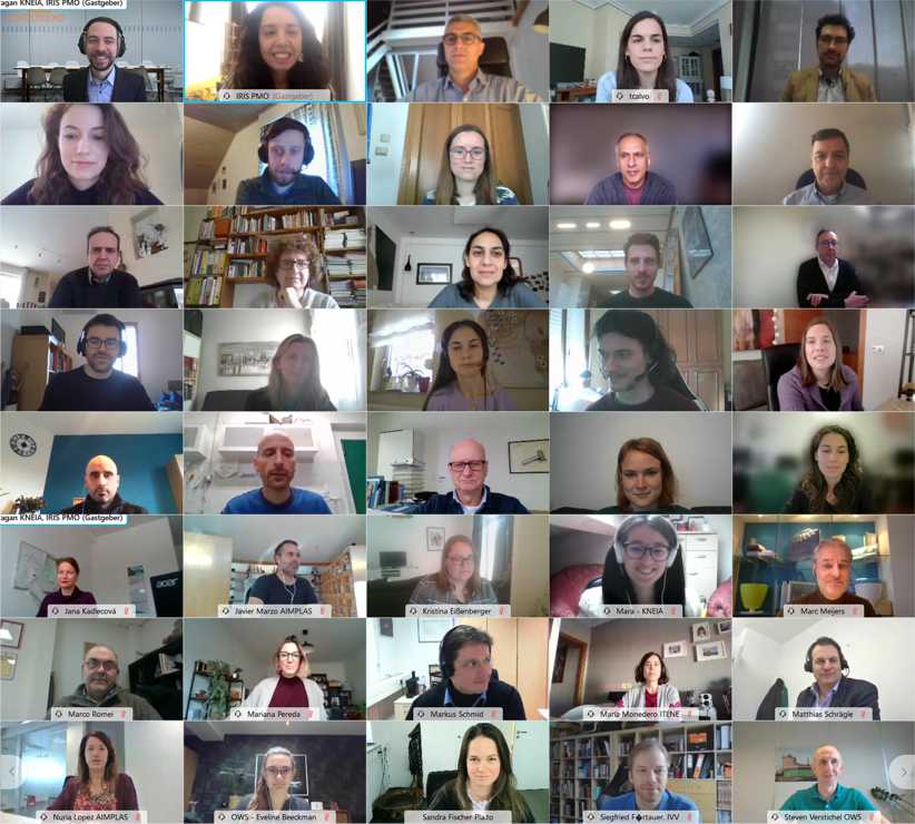 Virtual selfie for Preserve kick off meeting